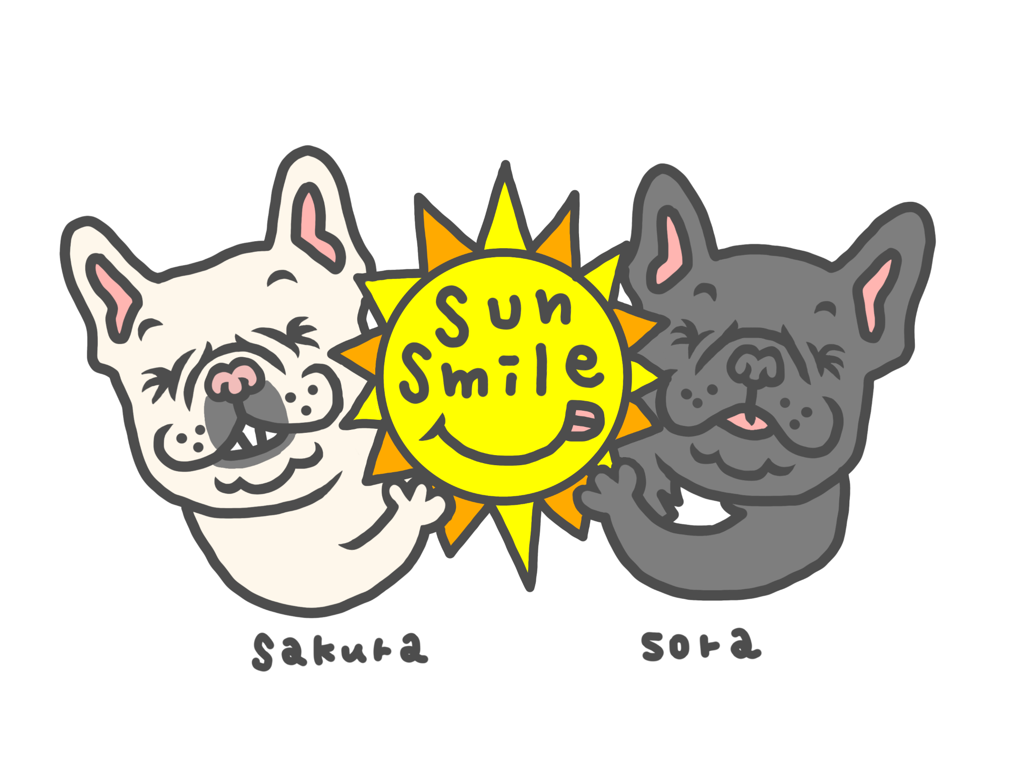 sun smile 公式キャラクター Sakura・Sora